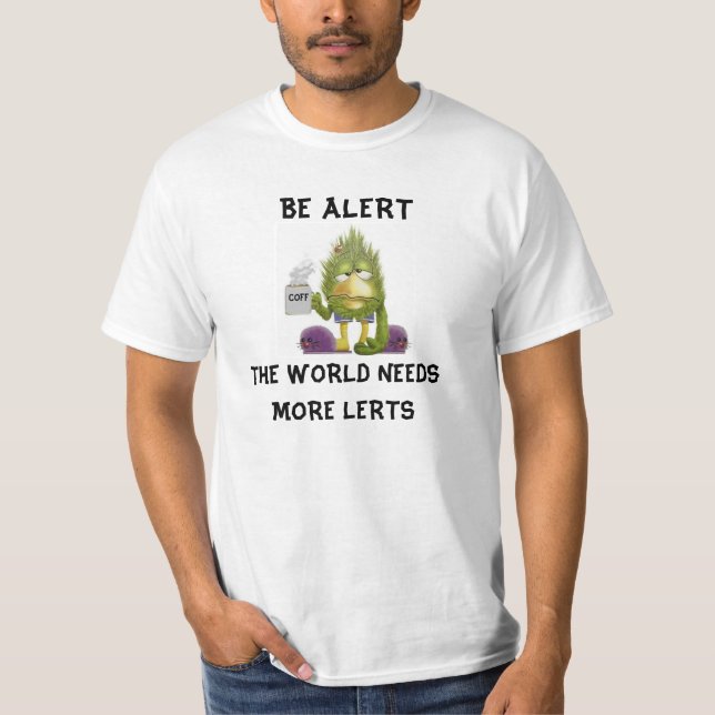 Seja t-shirt alerta (Frente)