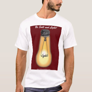 "Seja t-shirt de sal e de luz"