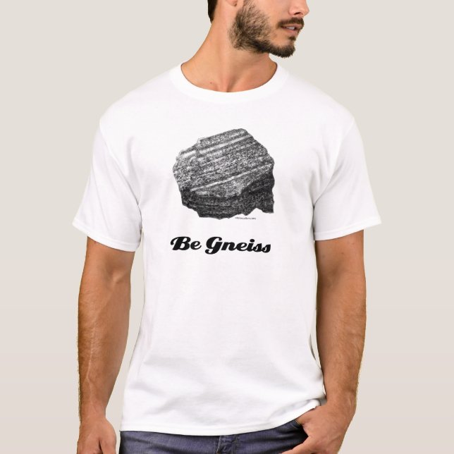Seja t-shirt do gneisse (Frente)