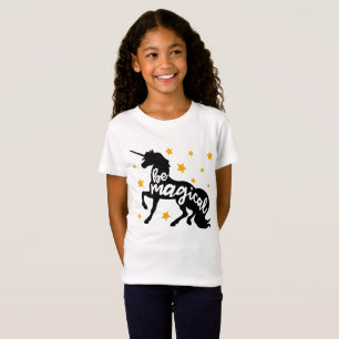 Seja t-shirt mágico da fantasia do unicórnio