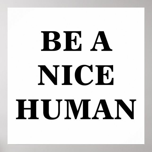 Seja um bom Poster humano (Frente)