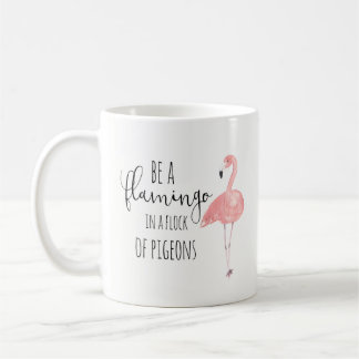 Seja um flamingo em um rebanho da caneca dos