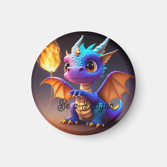 Seja um íman de dragão (Frente)