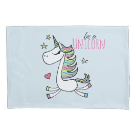 Seja Um Pillowcase De Solteiro Unicorn, Tamanho Pa