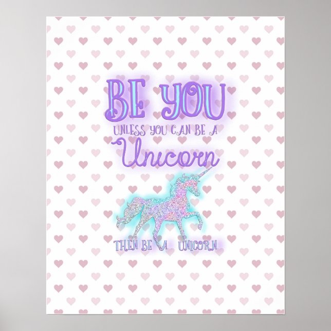 Seja um Poster Unicorn (Frente)