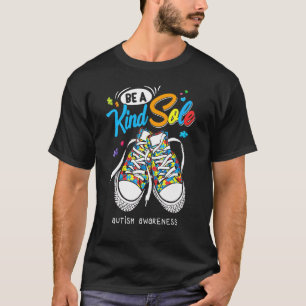 Seja Uma Alma Gentil Camiseta Puzzle Conscientizaç