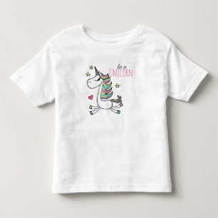 Seja Uma Camiseta Unicórn Toddler