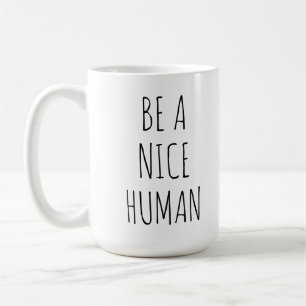 Seja uma caneca de café inspirada humana agradável