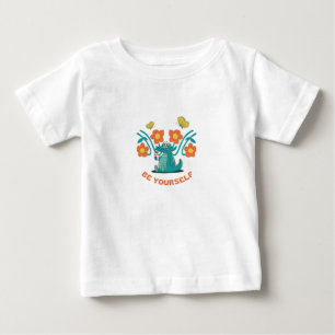 Seja você mesmo camiseta de bebê fofa.