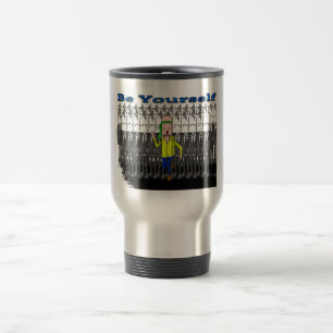 Seja você mesmo caneca de viagem