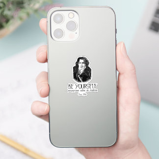 Seja Você Mesmo Citação de Oscar Wilde Adesivo
