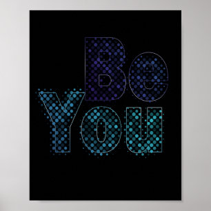 Seja Você – Poster de Citação Inspiradora de Amor 
