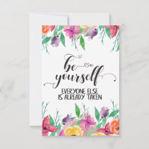 Seja você sempre acredite em si mesmo aspas