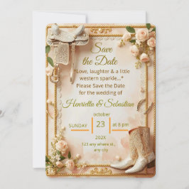 Sela & Brilho – Casamento Western Save the Date C
