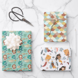 Seleção de Sereia Dois Papel de Enrolamento