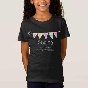 Selena dá nome a camiseta de bandeiras