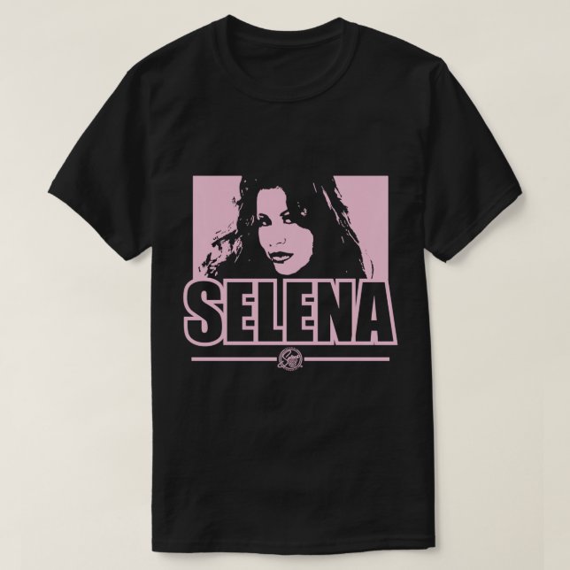 Selena Quintanilla - Selena Pink Block Pullover Ho (Frente do Design)