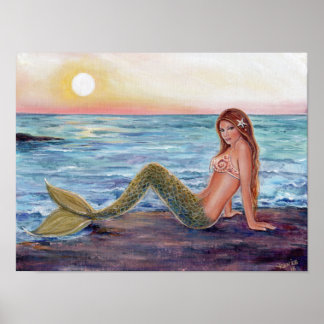 Selene sereia na poster do nascer do sol