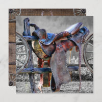 Seletor De Cavalo Na Cerca De Coral - Cartão De No