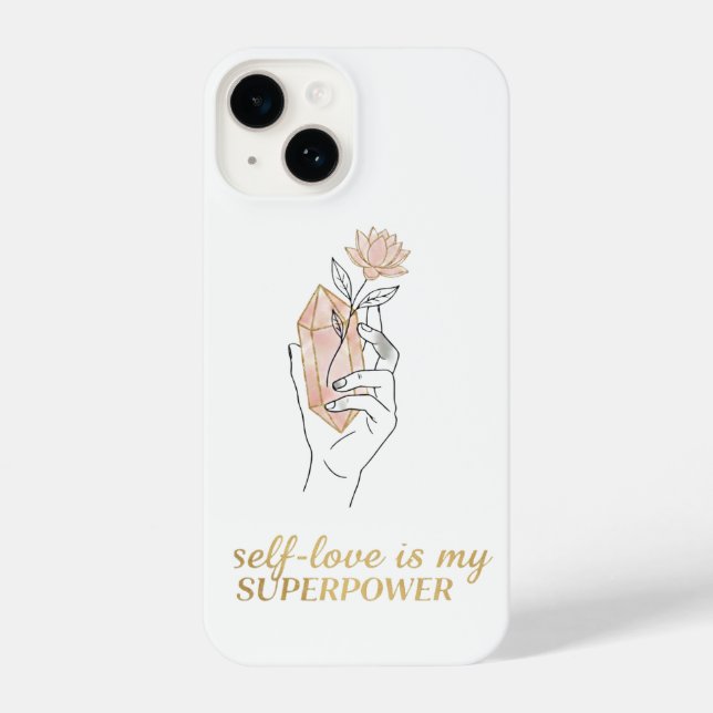 Self-Love - Rose Quartz Crystal Iphone (Verso)