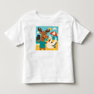 Selfie de Gaivota – Camiseta Divertida de Praia pa