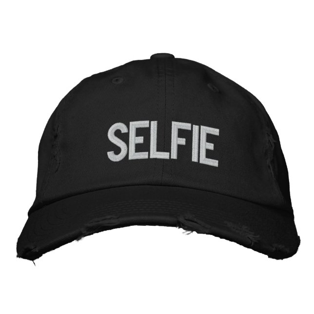 SELFIE personalizada do Boné de baseball (Frente)