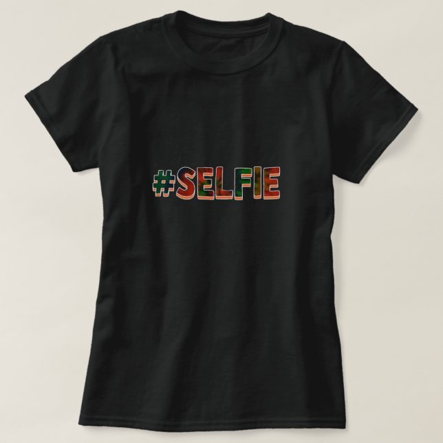 #Selfie T-Shirt (Frente do Design)