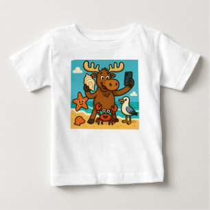 Selfies com Shellphone – Camiseta de Diversão na P