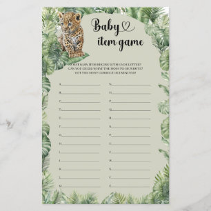 Selgle Safari Animal Tropical Baby Item game