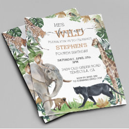 Selgle Safari Selvagem Quatro Pantera Negra Aniver