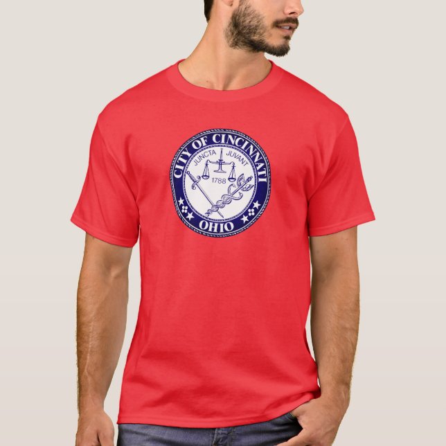 Selo da cidade de Cincinnati, Ohio T-Shirt (Frente)