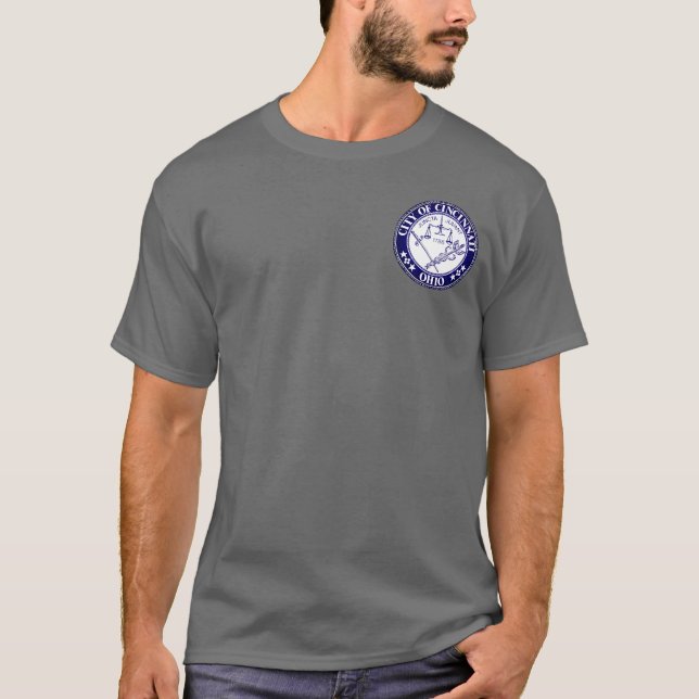 Selo da cidade de Cincinnati, Ohio T-Shirt (Frente)