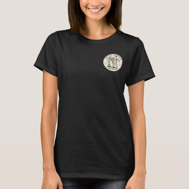 Selo da Cidade de Detroit T-Shirt (Frente)