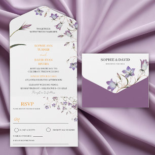 Selo de Flor Floral Elegante e Casamento de Envio
