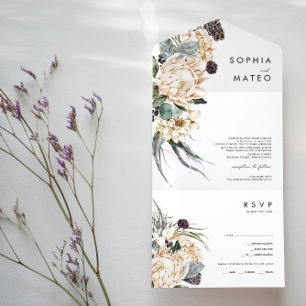 Selo De Fotografia Floral Branco E Enviar