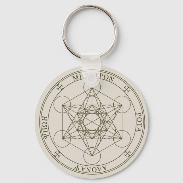 Selo de Metatron Chaveiro (Frente)