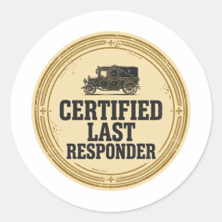 Selo de Último Respondedor Certificado Adesivo