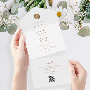 Selo Dourado Elegante de cera e Casamento