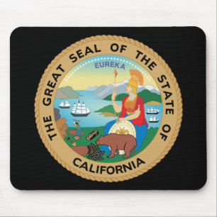 Selo Mousepad do estado de Califórnia