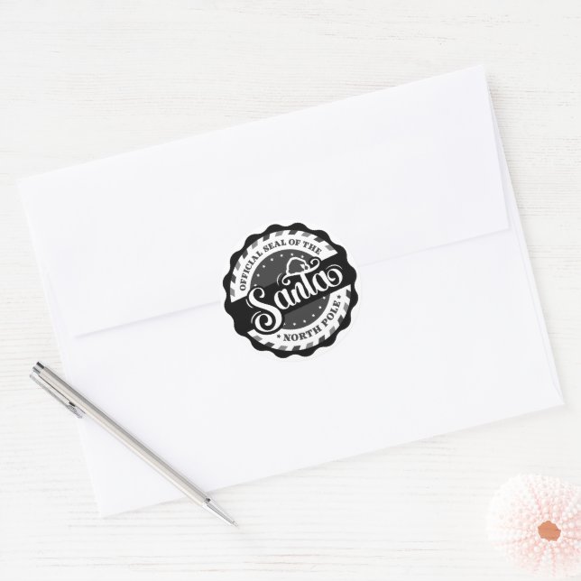 Selo oficial dos autocolantes do Polo Norte (Envelope)