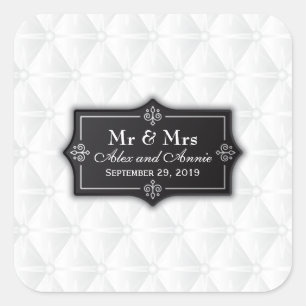 Selo Wedding personalizado luxuoso da etiqueta