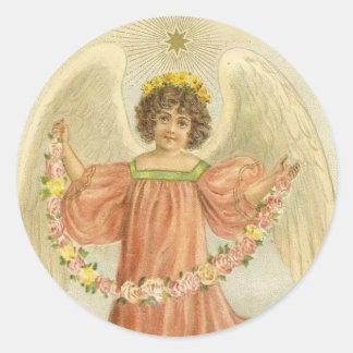 Selos das etiquetas da estrela do anjo do