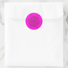 Selos de Adesivo Monocromático FTF em Rosa Vibrant