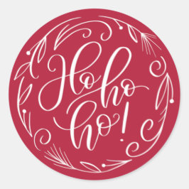 Selos de etiquetas de Natal do Ho Ho Sticker