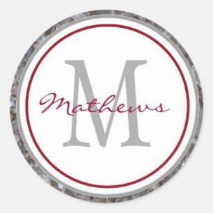 Selos e etiquetas clássicos do envelope do