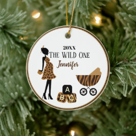 Selva de Ornamento Mãe Grávida Personalizada