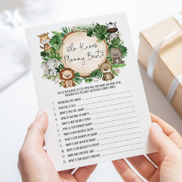 Selva Que Conhece O Melhor Cartão De Jogo De Chá d