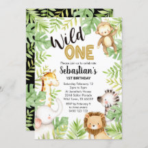 Selva Selvagem Um Convite Para primeiro aniversari