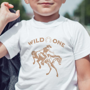 "Selvagem" Camisa de Aniversário Infantil Tema Cow
