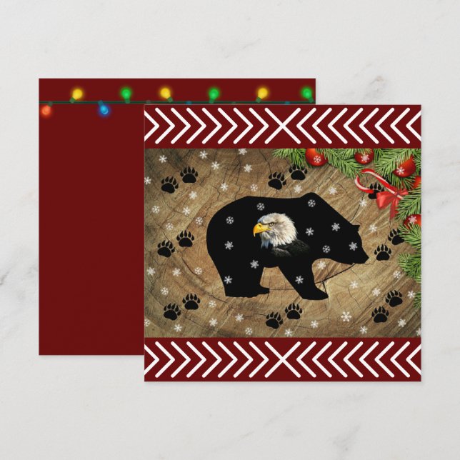 Selvagem da Águia Negra Natal (Frente/Verso)